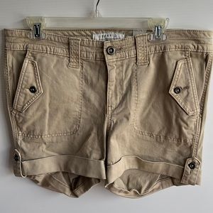 NWT TORRID size 12 tan cotton shorts